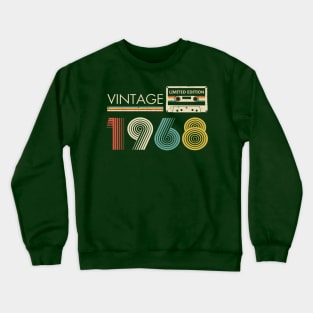 Vintage 1968 Limited Edition Cassette Crewneck Sweatshirt